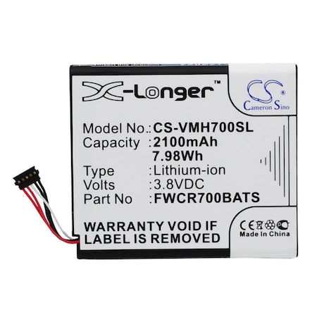Bsc Preferred Franklin Wireless MHS800L Hotspot Replacement Battery CS-VMH700SL.1
